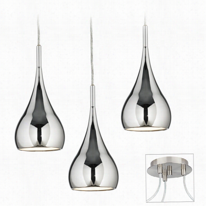 Contemporarryraindrop Brushed Nickel Possini Euro Design Swag Chandelier