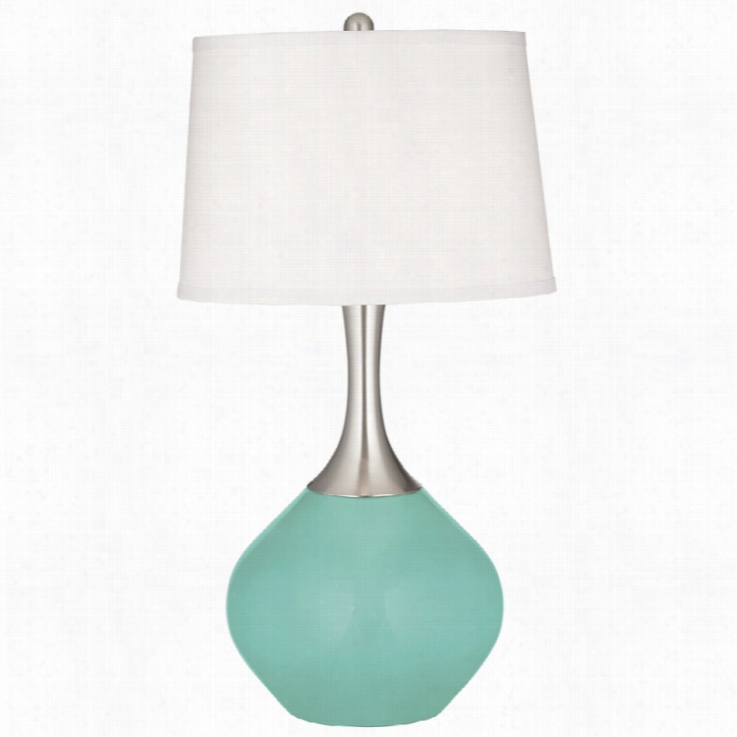 Contemporary Rapture Blue Mean 31-inch- Htable Lamp