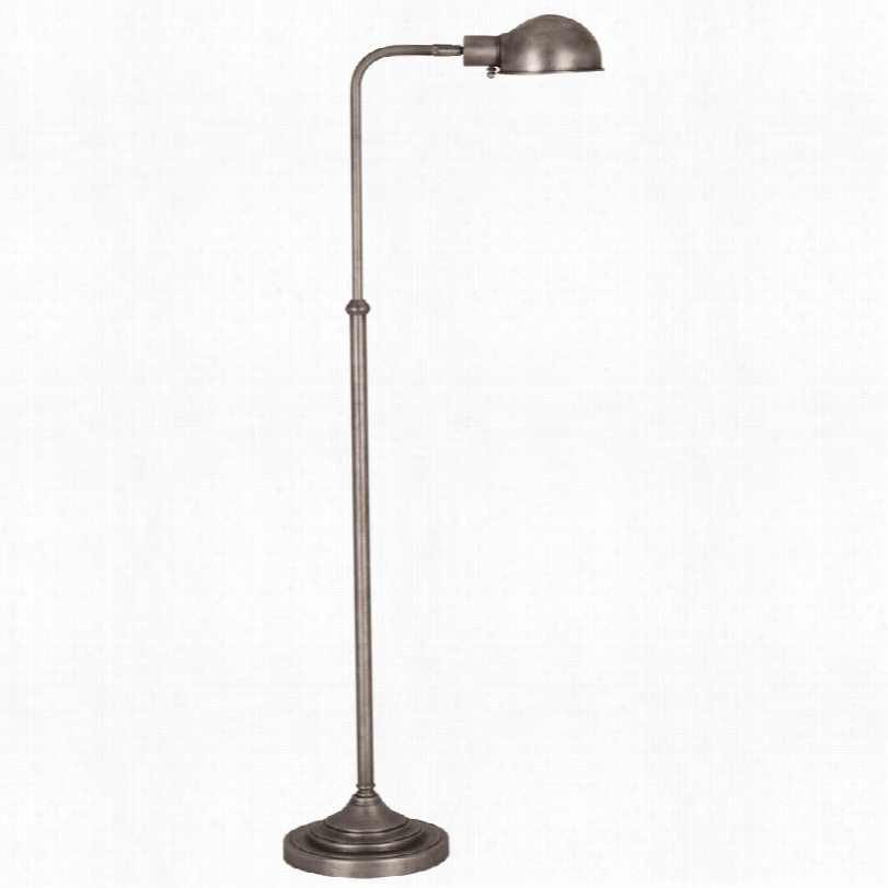 Contemporary Rrobert Monastery Kinetic Nickel Metal Adjustble Floor Lamp