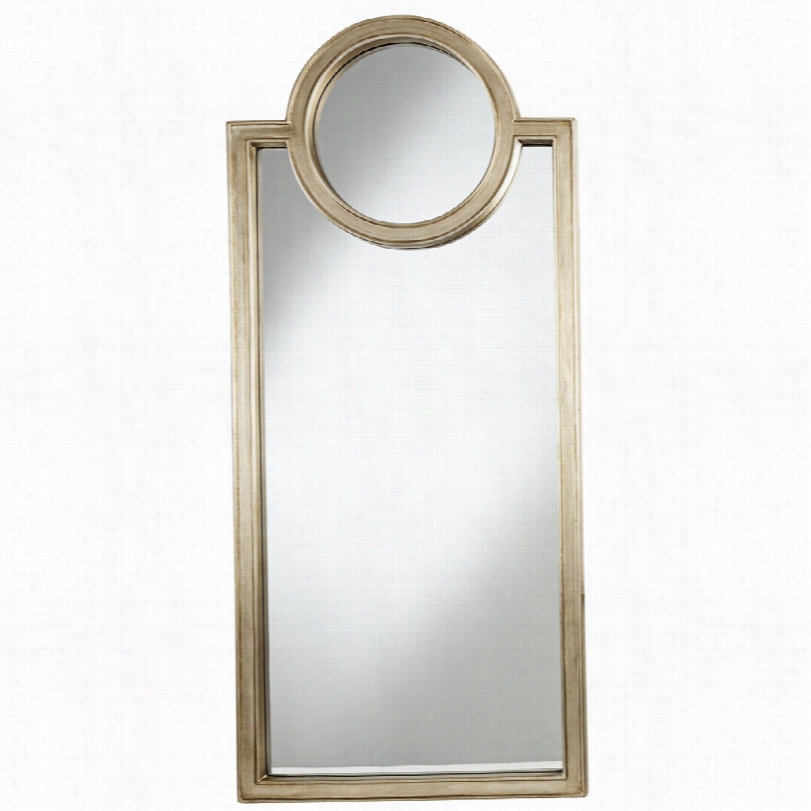 Contemporary Solen Champa Gne Keyhole Wall Mirror-24x544