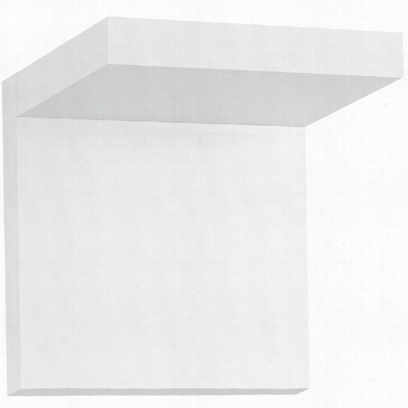 Contemporary Spnnean Modern Bracket Textured White Le D Sconce