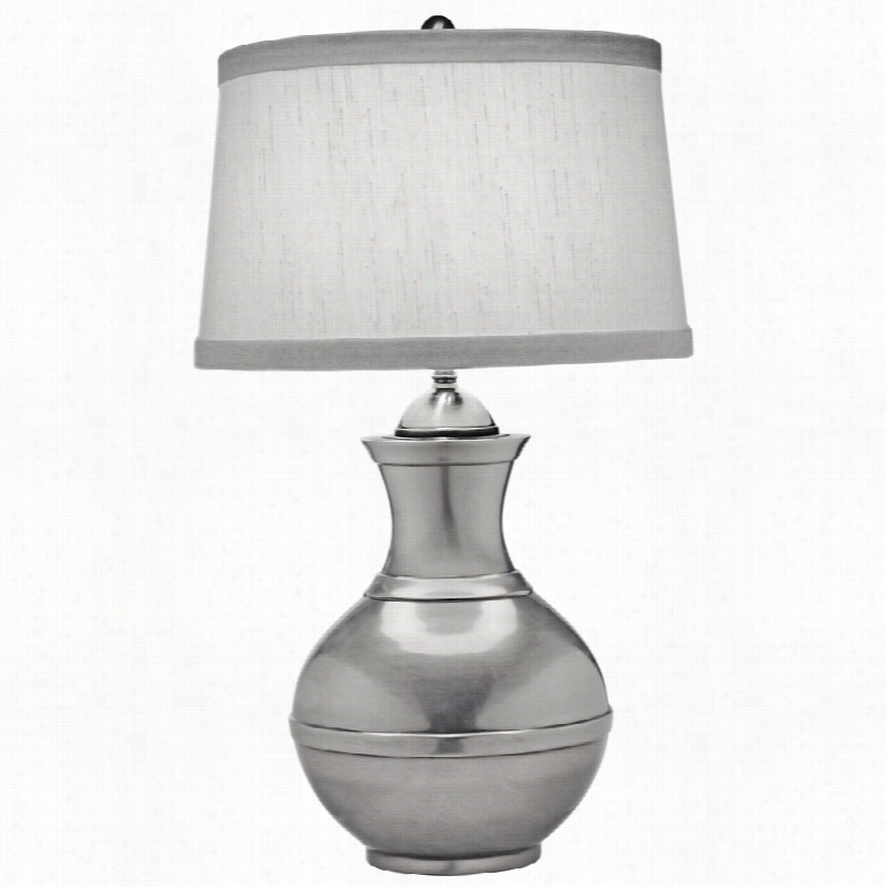 Contemporary Sti Ffel Antique Nickel Ur N 28-inch-h Table Lamp