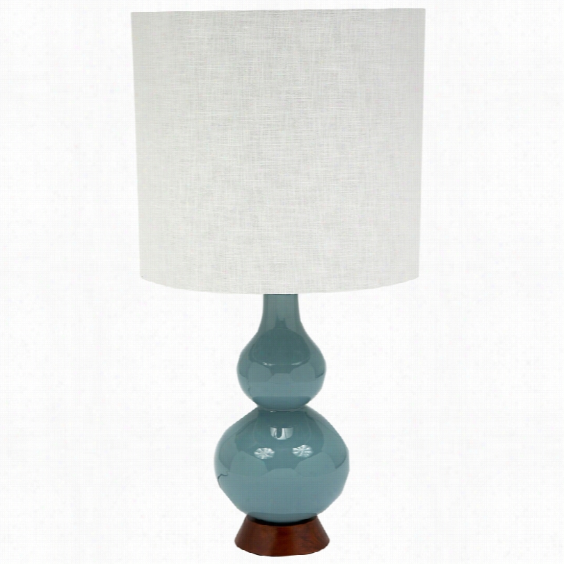 Contemporary Tiffanie Baby  Blue Ceramic 23 1/2-inch-h Table Lamp