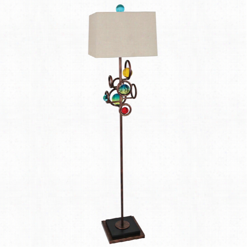 Contemporary Van Tsal Mod Ern  Multicolor Floor Lamp