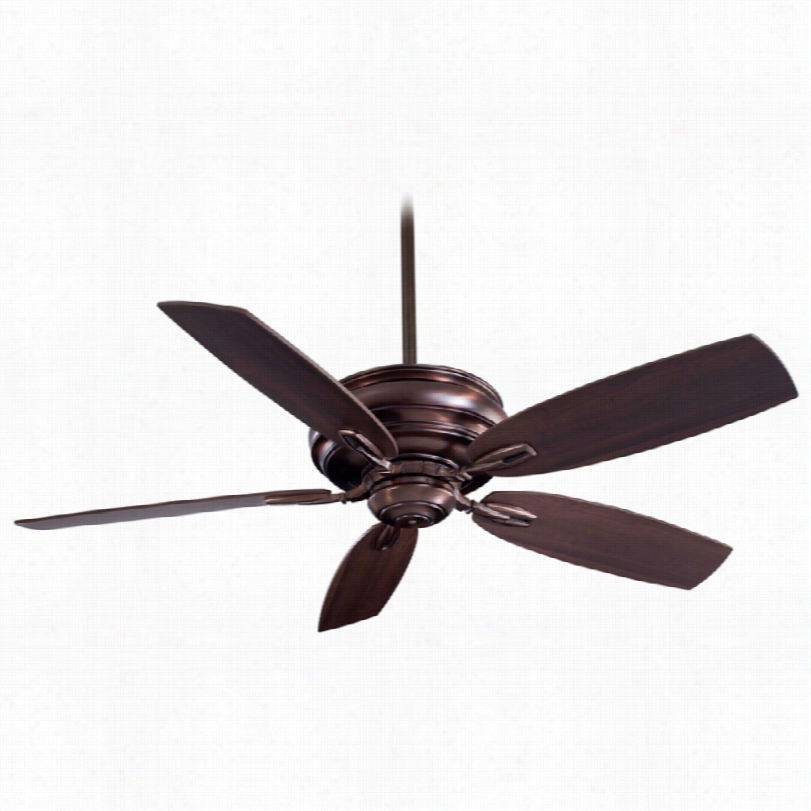 Traditional Minka Aire Timeless Ceiling Fan  54"" Dark Brushed Bronze