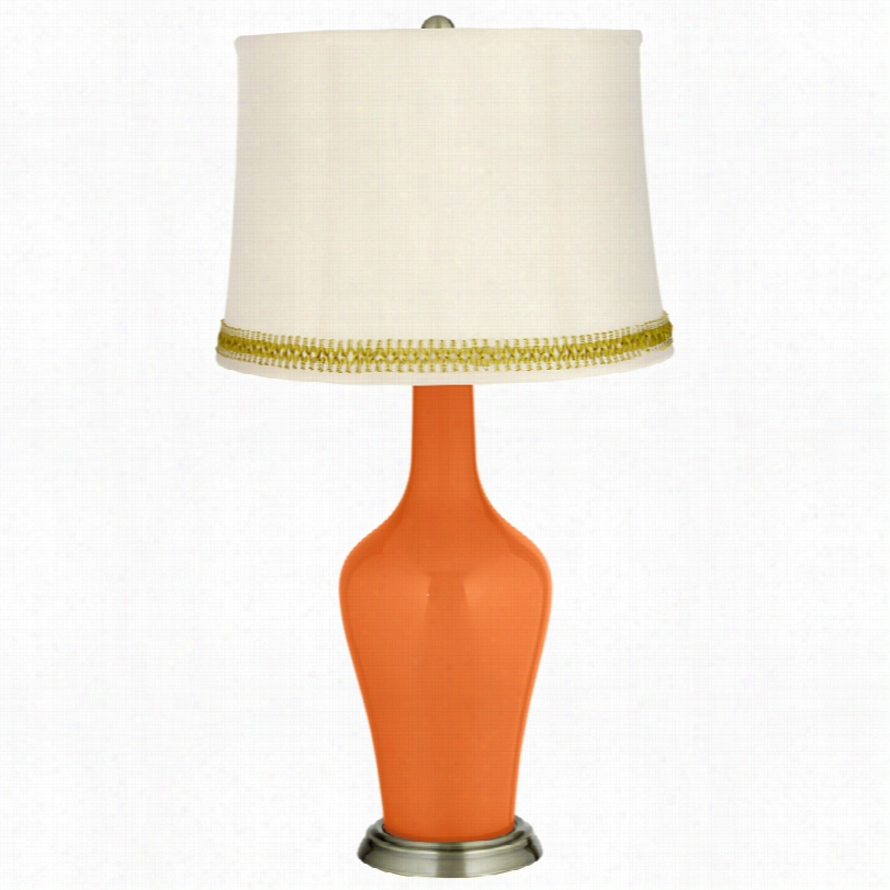 Transitional Invigorate Brass An Ya Tab Le Lamp With Open Weave Trjm