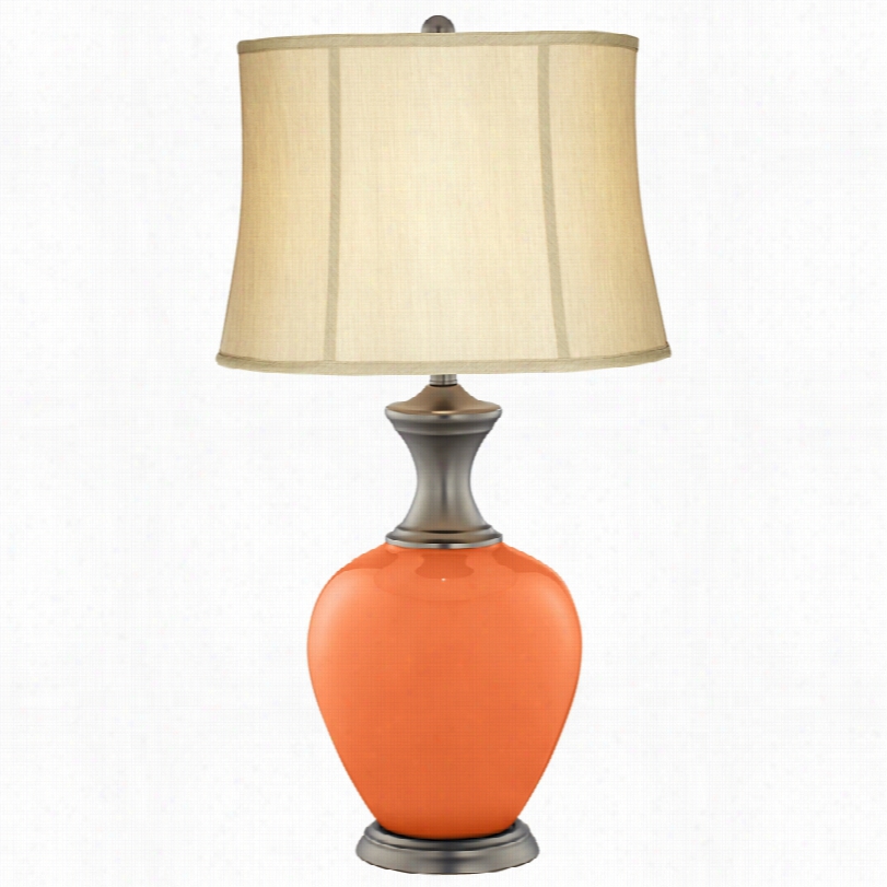 Transitional Nectarine Alison 31 1/2-inchh- Table Lamp
