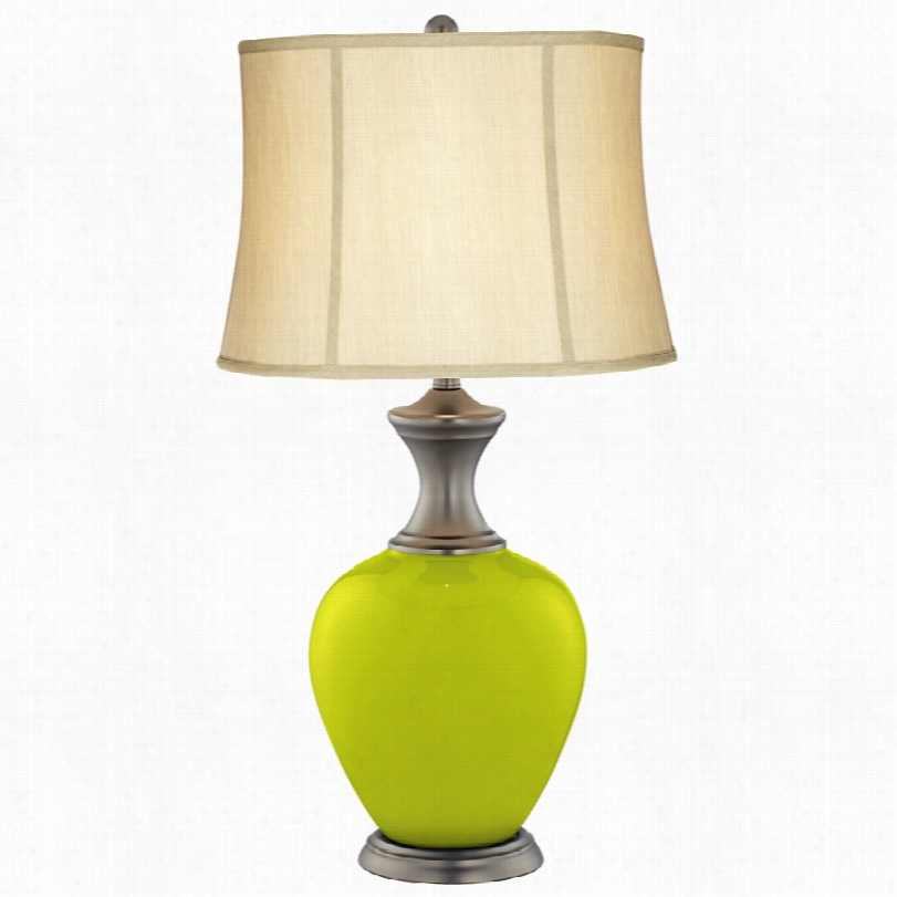 Transitional Pastel Verdant Alison Glass 31 /2-inch-h Table Lamp