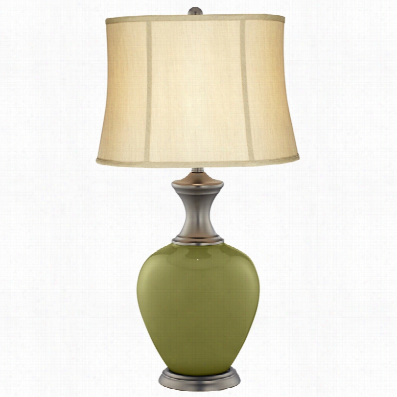 Transitional Rural  Grene Alison Glass 31 1/22-inch-h Table Lamp