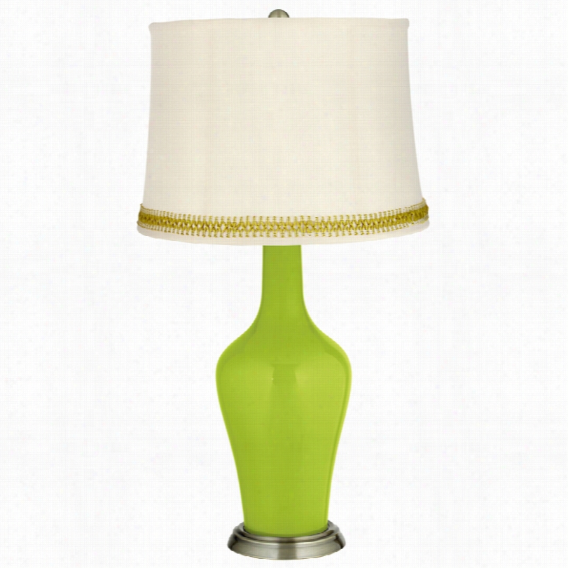 Transitional Tender Shoots Brass Anya Table Lamp With Open Weave Trim