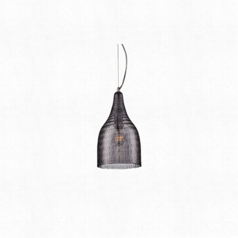 Contemporary Altima Conntemporary Smoked Glass Eurofase Pendant