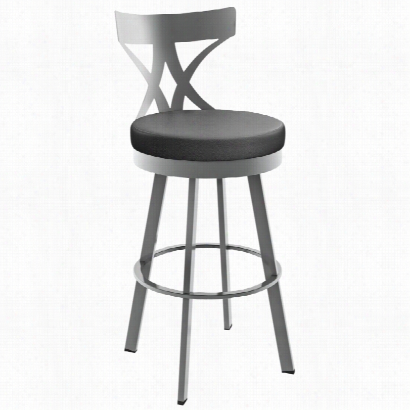 Contemporary Amisco Washington Ink Magnrtite 26-inch Counter Stool