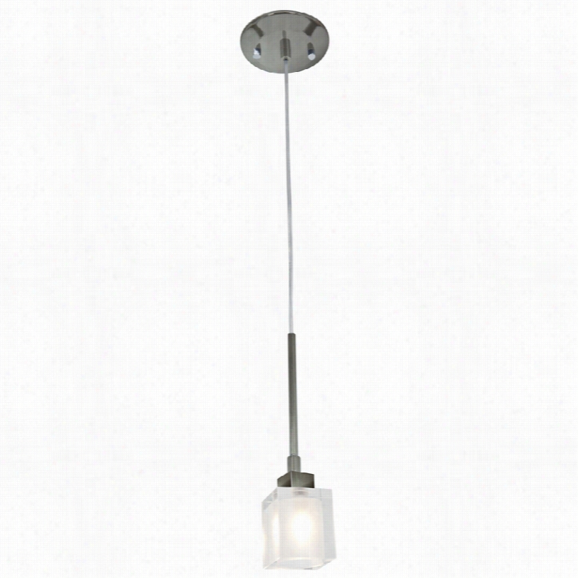 Contemporary Astor 2 /4-inch-w Brushed Steelmini Pendant