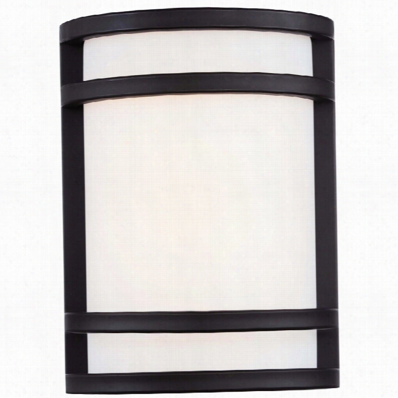 Co Ntemporary Bay View Oil-rubbed Bronze 9 12/-inch-h Outdoor Led Light