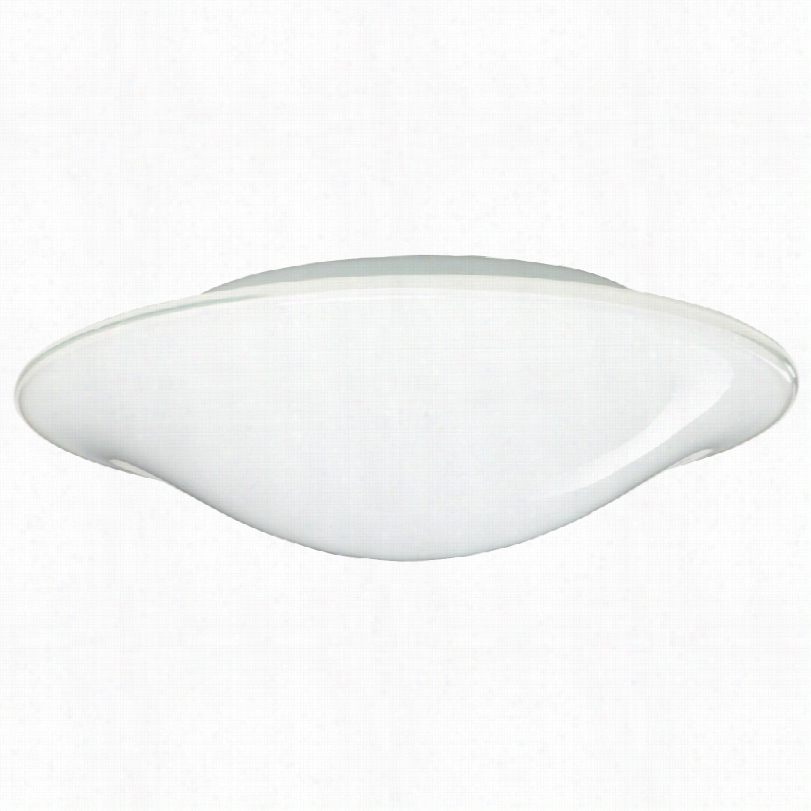 Contemporary Besa Besa Luma Slim Wbite With Opal Glass Ceiling Light