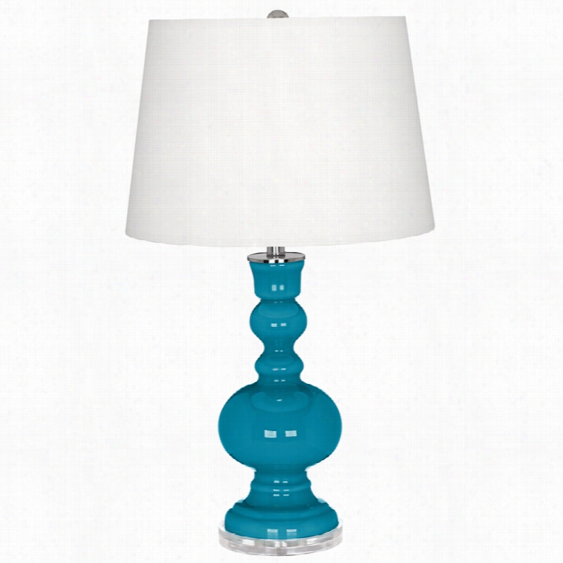 Cntemporary Caribbean Sea Apot Hecary 30-inch-h Table Lamp