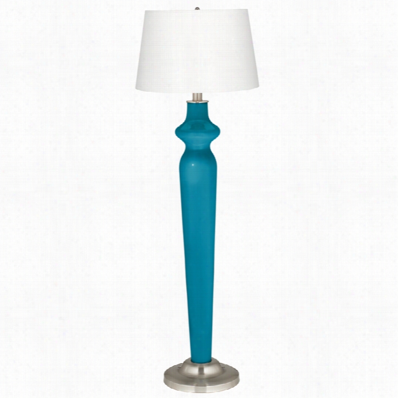 Contemporary Caribbean Sea Lido 60-inch-hh Floor Lamp