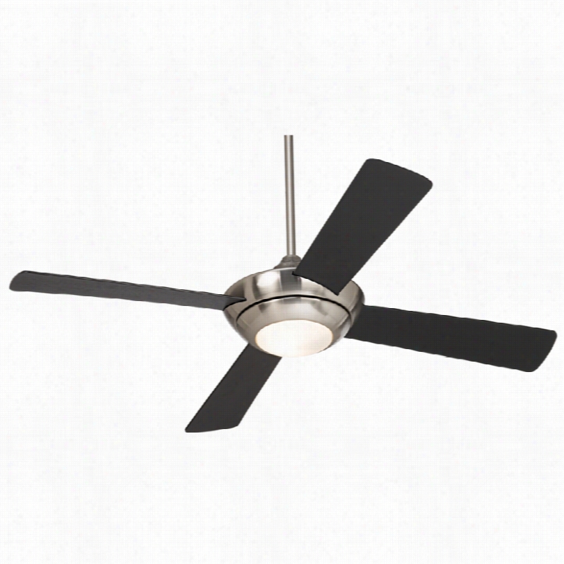 Contemporary Casa Vieja Debute Ce Iling Fan - 52"& Quot; Brushed Nickel