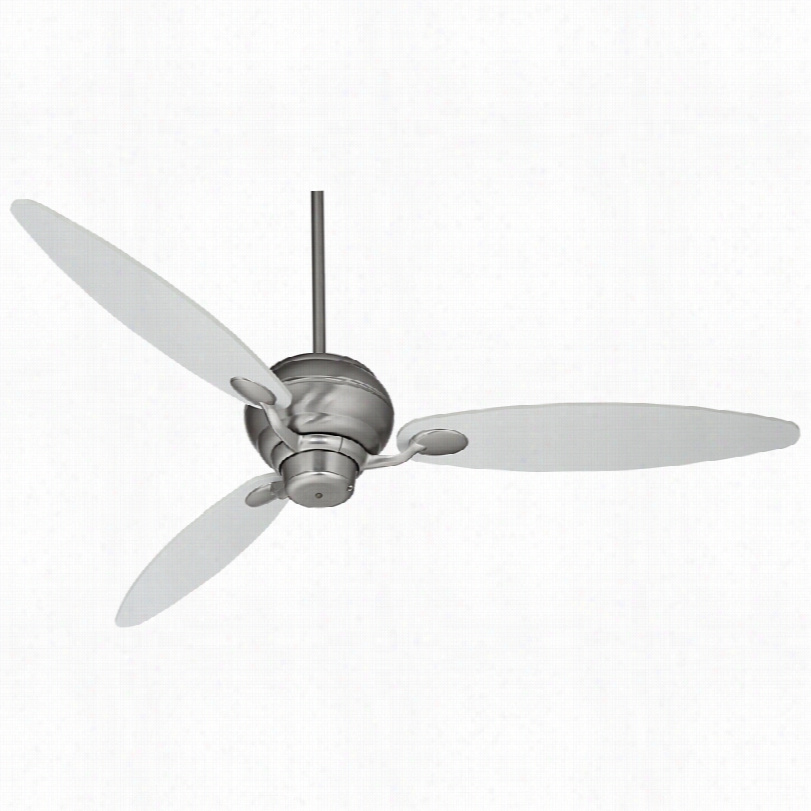 Contemporary Casa Vieja Spyder White Blades Ceiling Fan - 60&quoot;" Steel