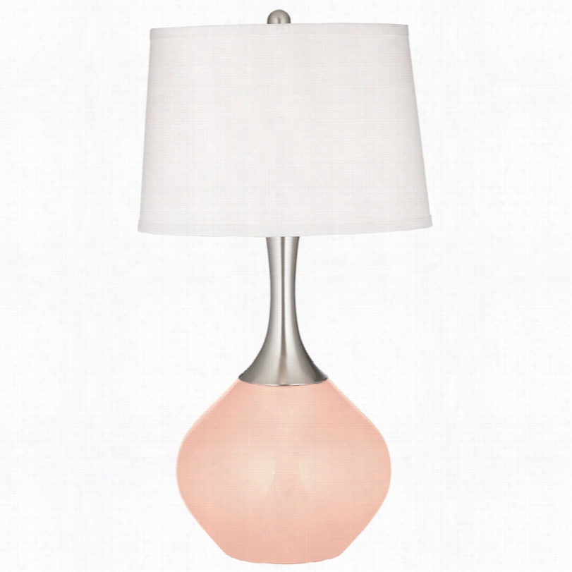 Contemporary Color Plus Linen 31-inch-h Spencer Table Lamp