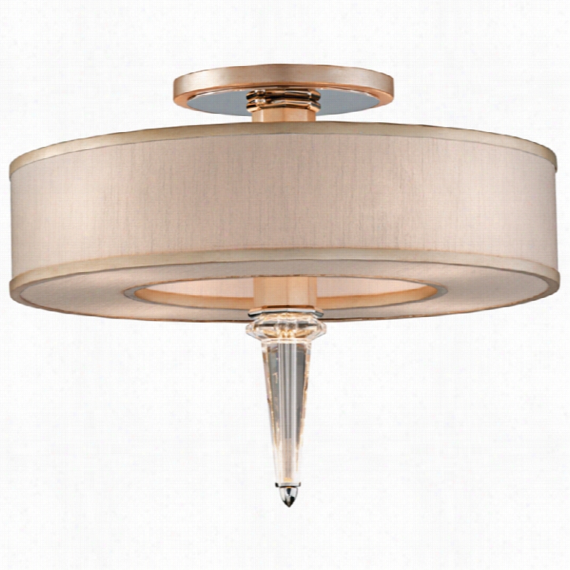 Co Ntmeporary Corbett Harlow Ivory Ice Shade Ceiling Ljght Fixture