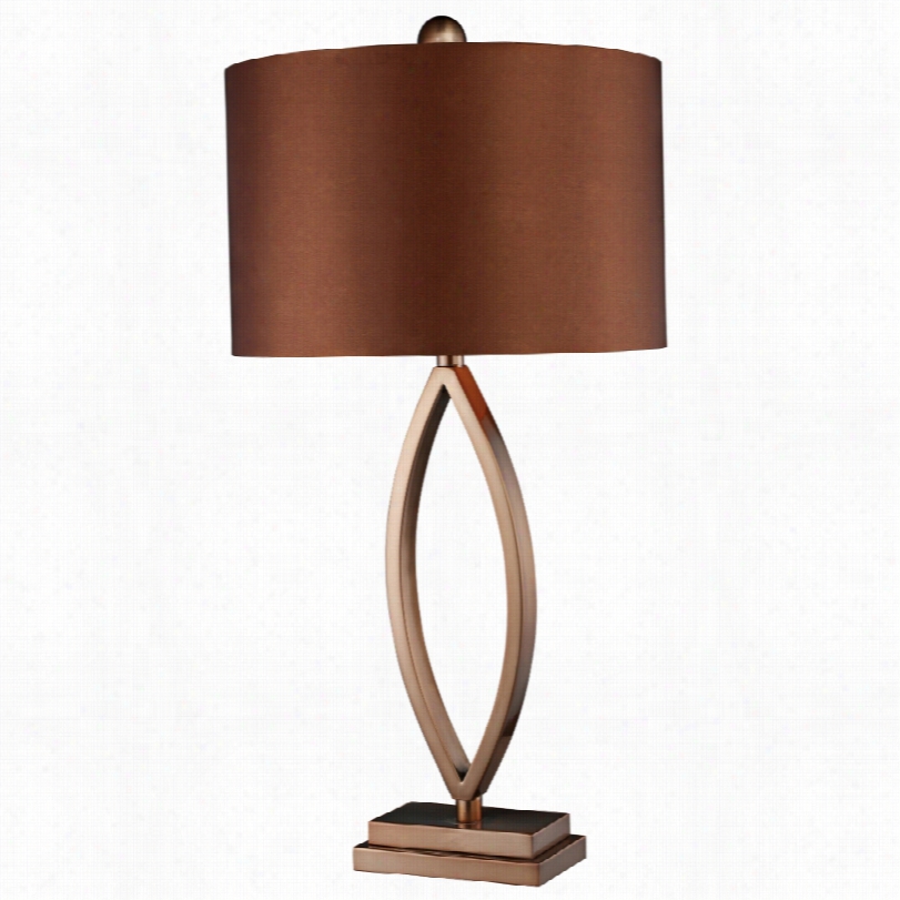 Contemporary Dimobd Dale Modern Coffee Plating 28-inch-h Table Lamp