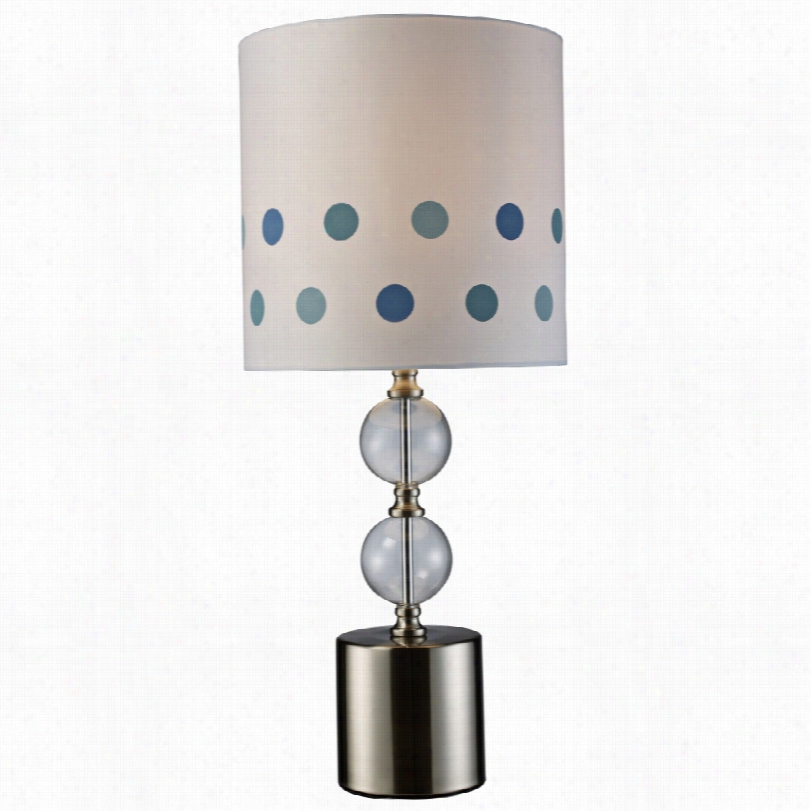 Contemporary Dimond Faairfield Moddern Satin Nickel 26-inch-h Table Lamp