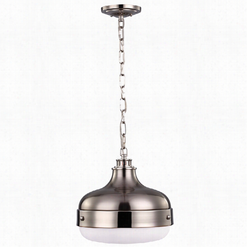 Contemporr Feiss Cadence Polished Nickel 13-inh-w Mini Pendant Ligt