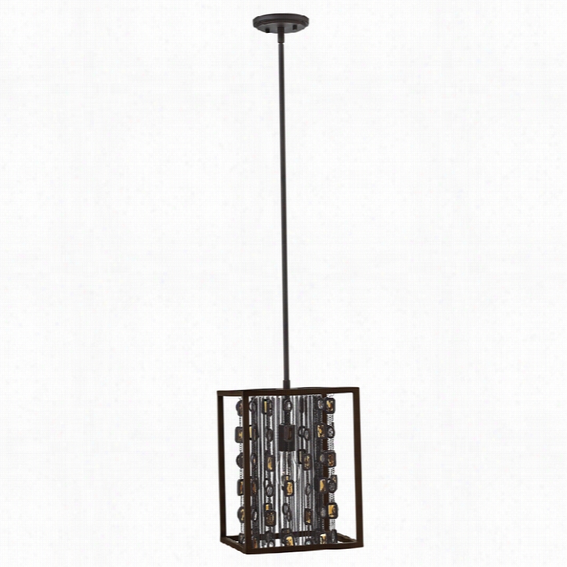 Contemporary Fredrick Ramond Mercato Bronze Mini Pendant