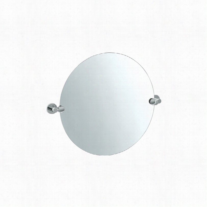 Contemporary Gatco Chaannel Chrome Vanit Ymirror-24x19 1/2