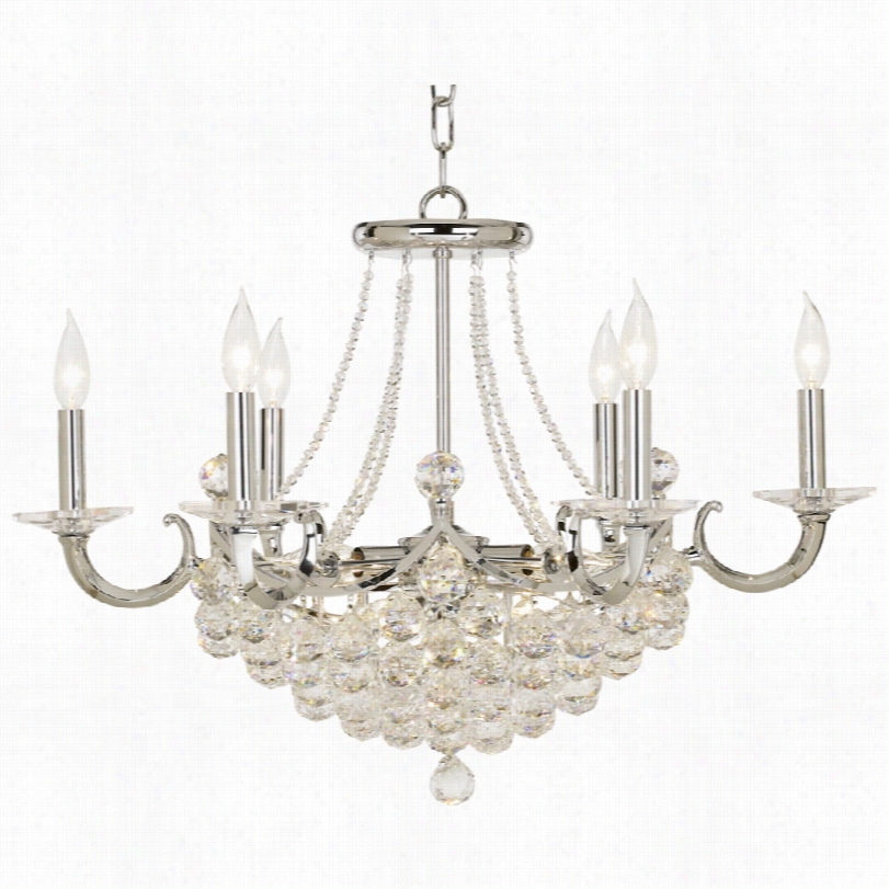 Contemporary Granada Imperial Crystal 29-inch-w James R. Moder Chandellier