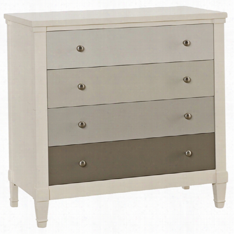 Contemporary Hammary Hidden Treasures Modern Ggray 4-drawer Ombre Chest