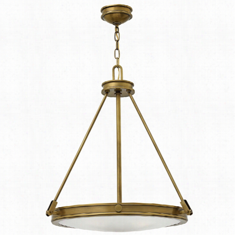 Contemporary  Hinkley Collief Heriage Brass 4-ligth Pednant