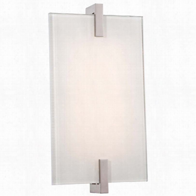 Contemporary Hooked Glass Nick El 11 1/4-inch-h George Kova Cs Wall Sconce