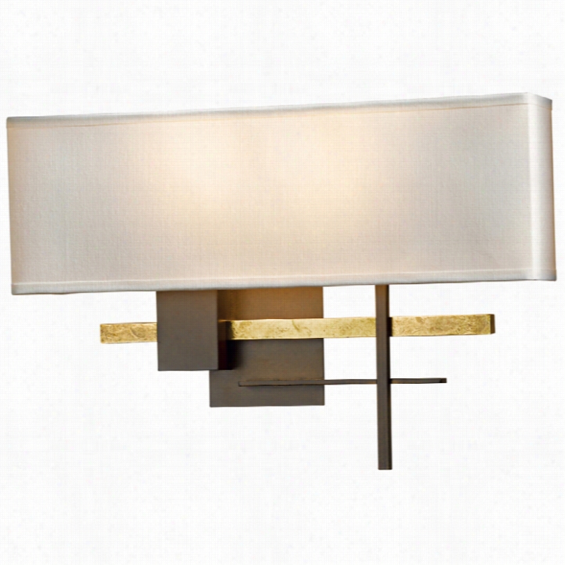 Contemporary Hubbardton Forge Cosmo Bronze 11 1/2-inxh-h Wall Sconce