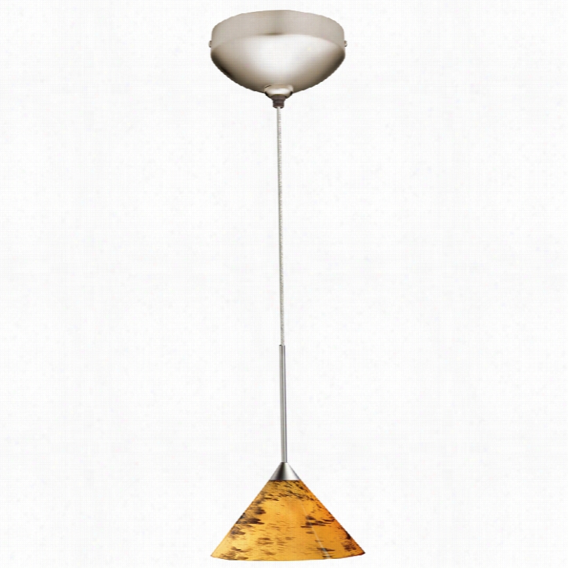 Contemporary Junoo Amber Driftt Short Cone Halogen Mini Pemdant