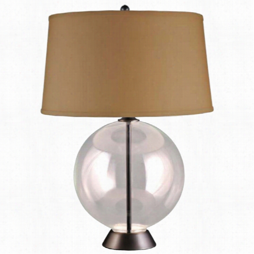 Co Ntemporary Katherinr Make Full Clear Glass 25-inch-h Table Lamp