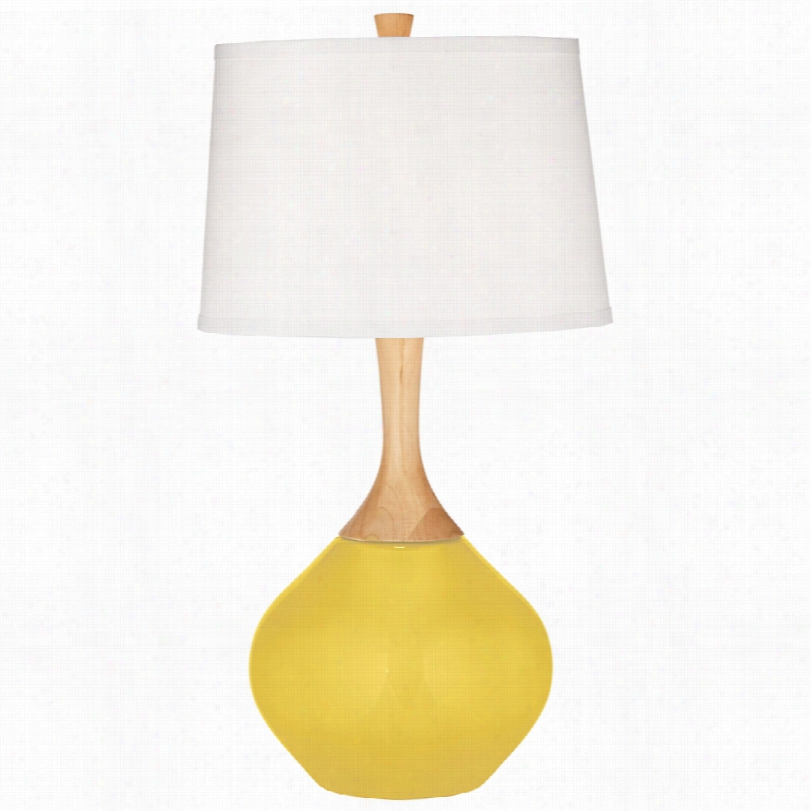 Contemporary Lemon Zest Wexler 31 -inch-h Index Lamp
