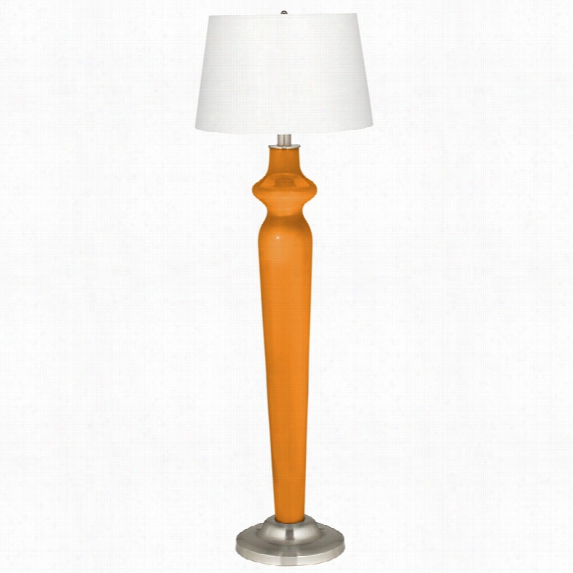 Contemporary Lido  Kids Stuff Orange  Color Lus 60-inch-h Floor Lamp