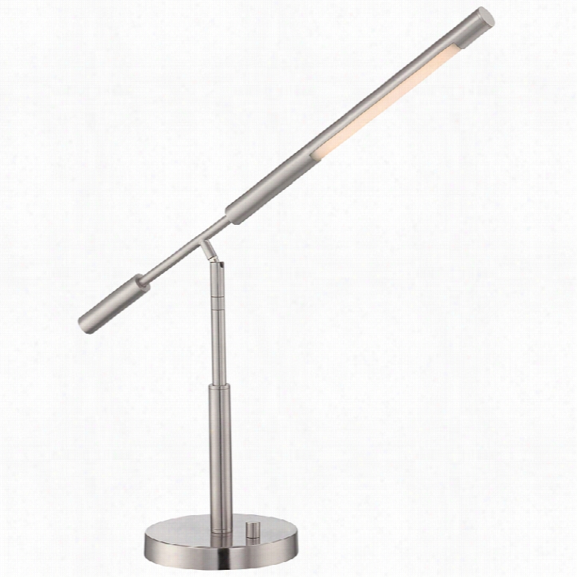 Contemporary Lites Ource Acyden Led Polished Steel 27-inch-h Desk Lamp