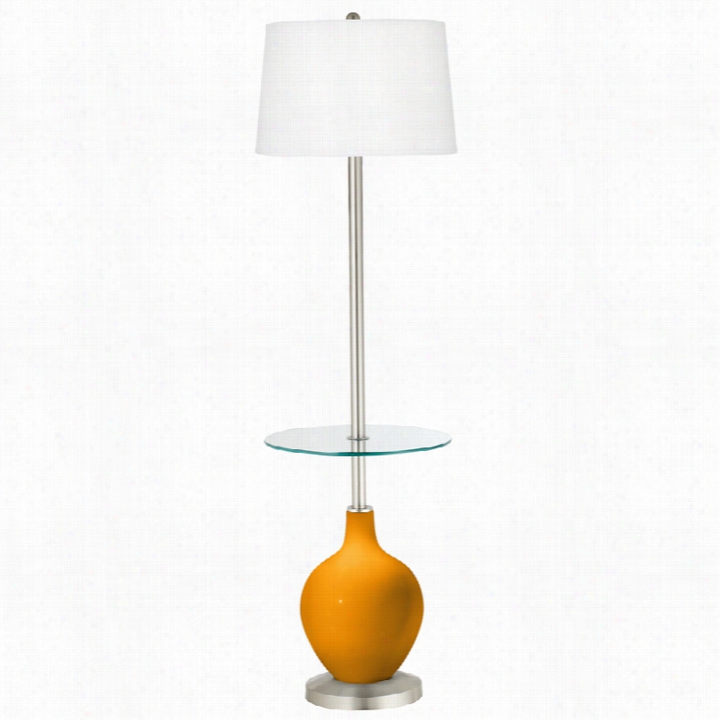 Contemporary Mangp Small Trough Table 59-inch-h Ovo Floor Lamp