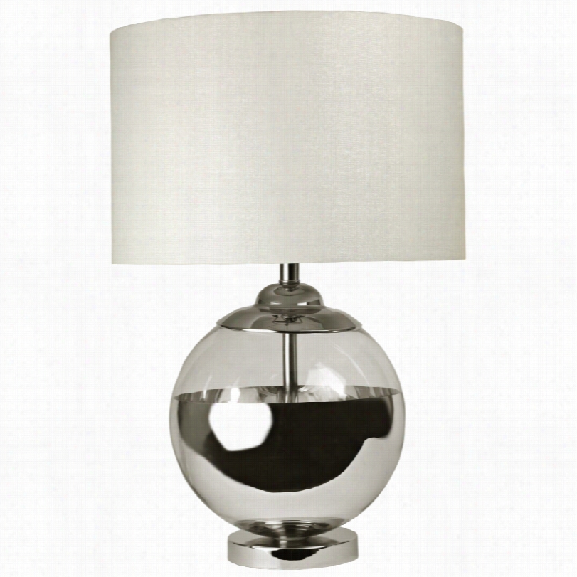 Contemporary Mercury All Chr Ome Steel 27-inch-h Table Lamp