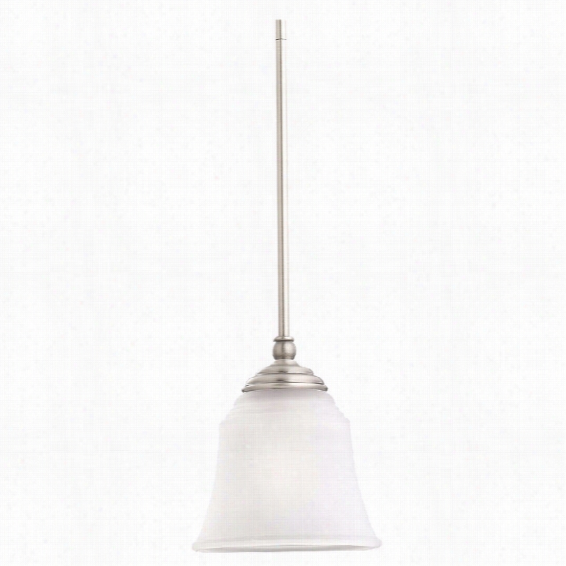 Contemporary Parkview Modern Brushed Nickel 7 1/2i-nch-w Mini Pendant