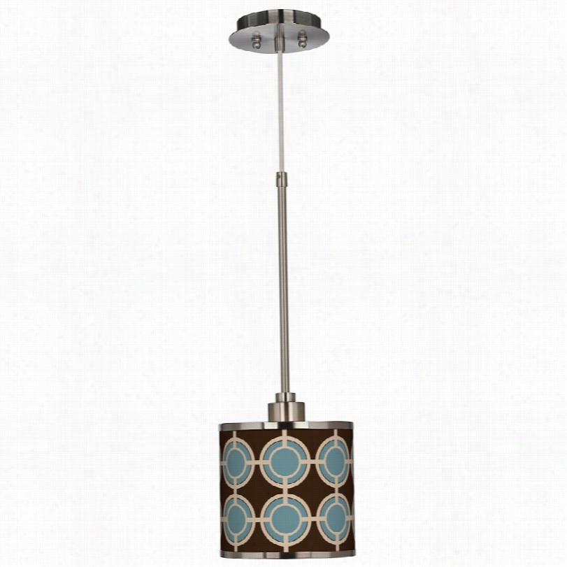 Contemporary Porthole Pattern Stacy Garcia Glow 7-inch-w Pendant Light