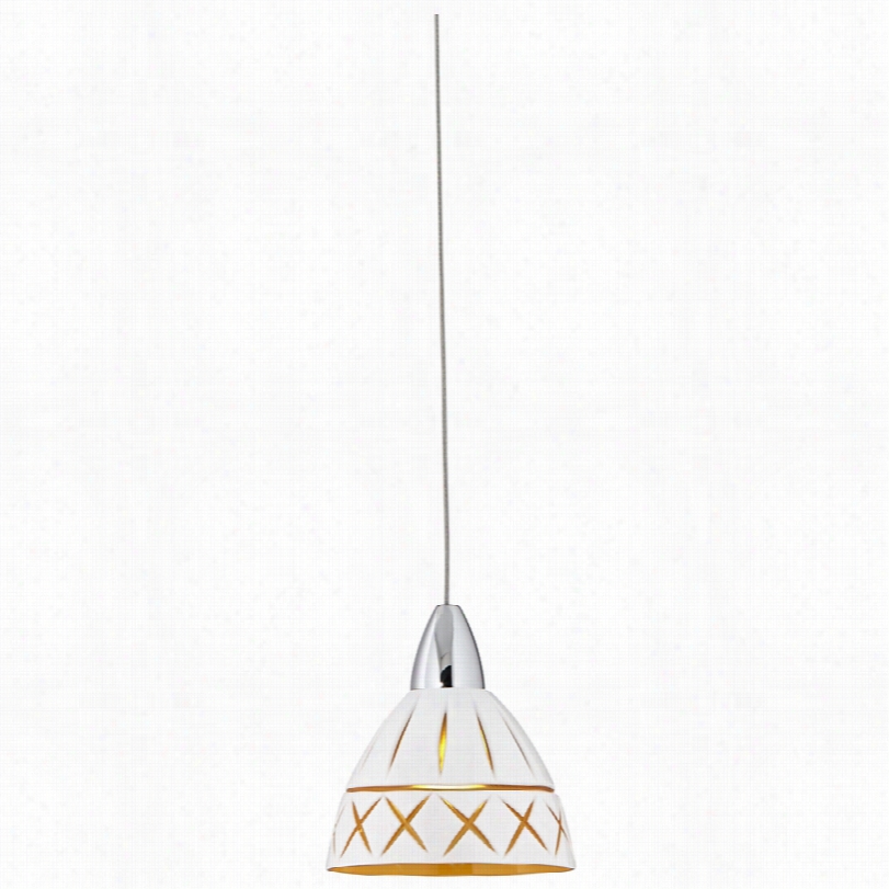 Contemporary Possini Orona White Glass Led 4-inch-w Mini Pendant Light