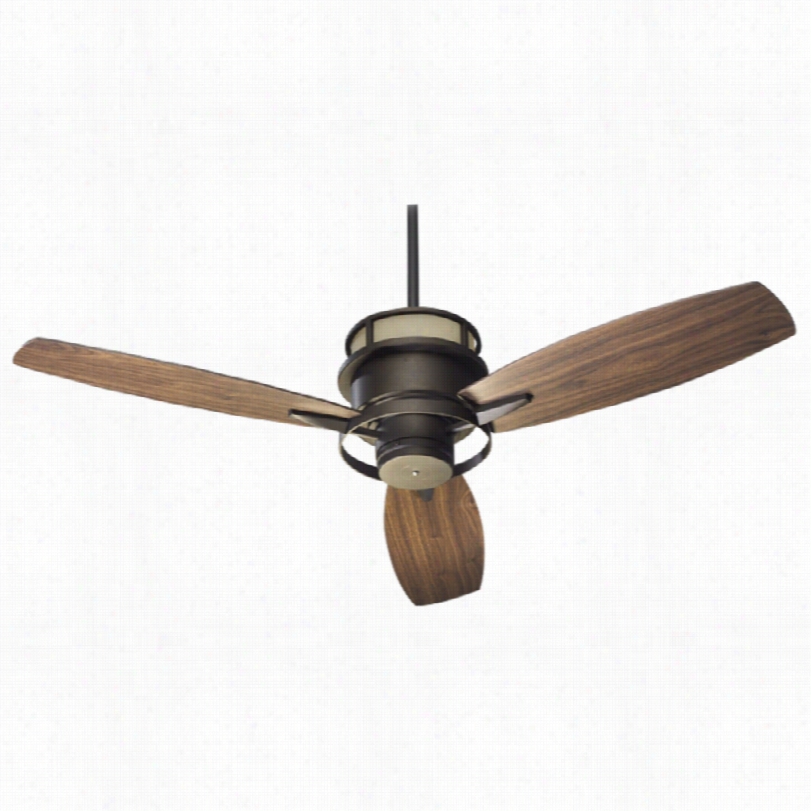 Contemporary Quorum Bristol Ceiling Fan - 54"" Oil-rubbed Bronze