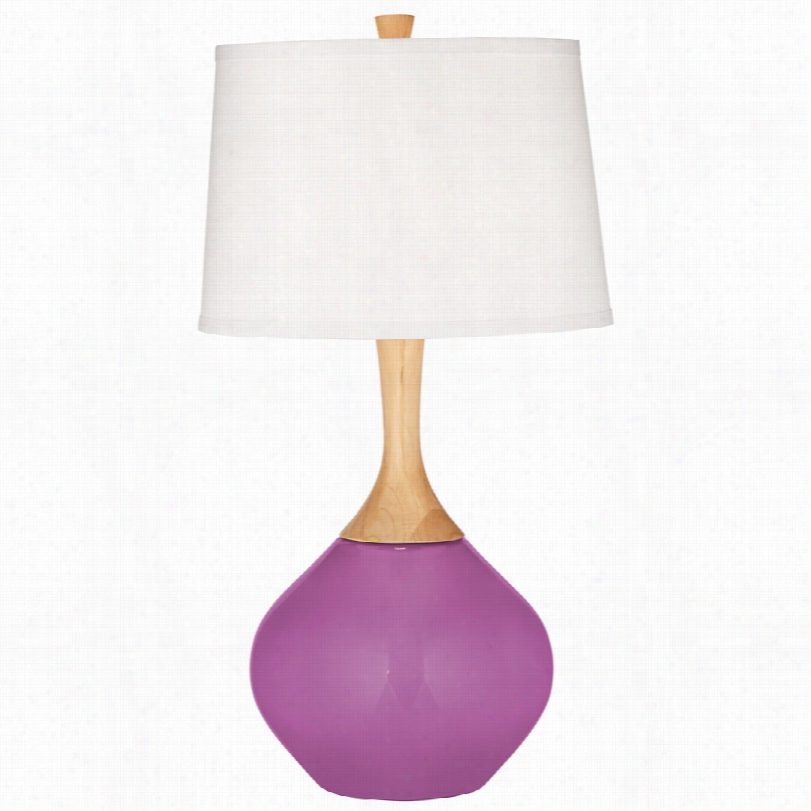 Contemporary Radiant Orcihd Purple Wexler 31-inch-h Table Lamp