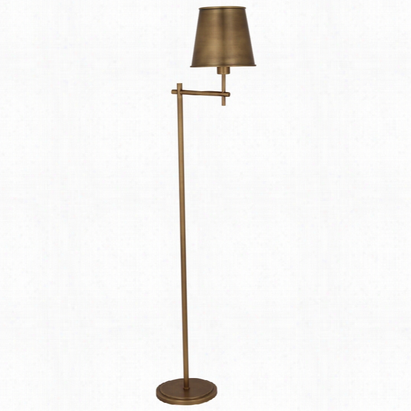 Contemporary Robeet Abbey Aiiden  Aged Assurance 56 1/2-innch-h Floor Lamp