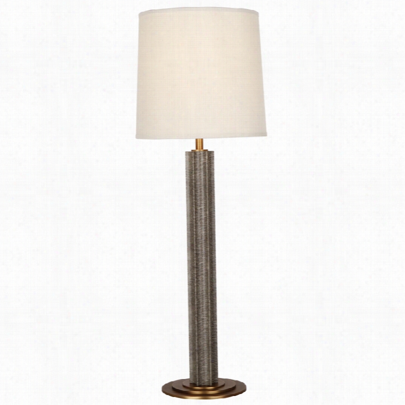 Contemporary Robert Abbey Anna Faux Snakeskin 31-inch-h Buffet Table Lamp