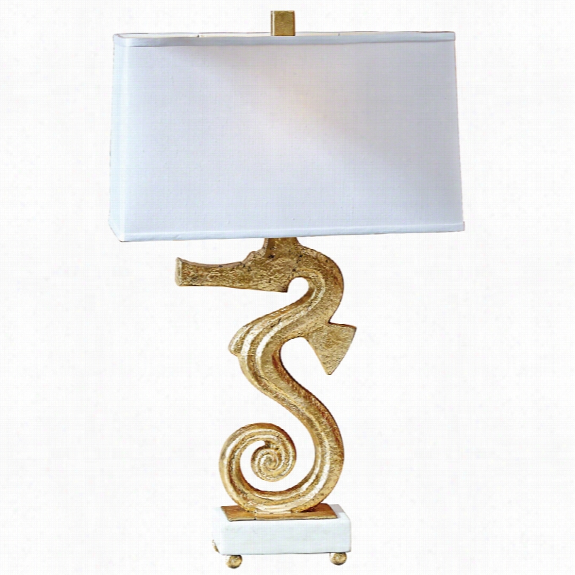 Contemporar Y Seahorse Contemporarygold Iron 28 3/4-inch--h Tabl Elamp